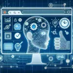 "AI assistant interface displayed on a laptop screen, showcasing browser-based features that enhance digital productivity and user experience, illustrating the concept of advanced technology in everyday tasks."