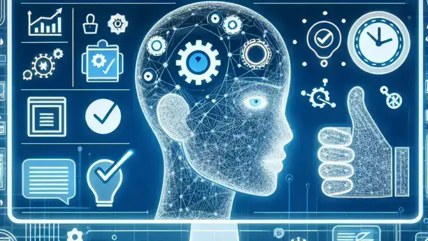 "AI assistant interface displayed on a laptop screen, showcasing browser-based features that enhance digital productivity and user experience, illustrating the concept of advanced technology in everyday tasks."