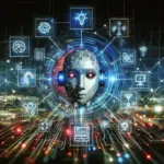 "Illustration of AI-powered tools for smart alert routing in IT operations, showcasing data flow and analytics to enhance efficiency and response in modern technology environments."