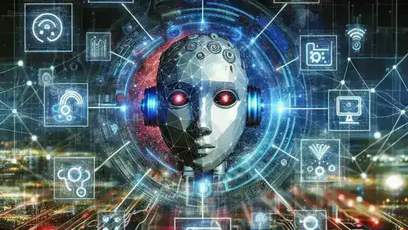 "Illustration of AI-powered tools for smart alert routing in IT operations, showcasing data flow and analytics to enhance efficiency and response in modern technology environments."