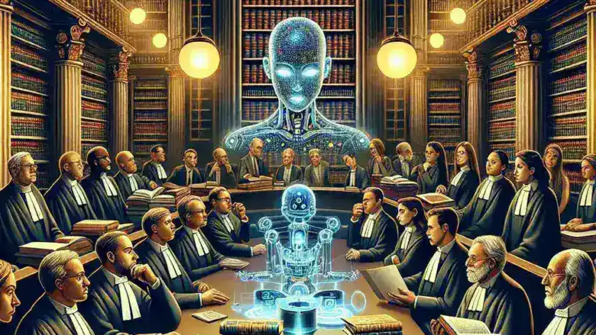 "Harvard scholars discussing the need for legal frameworks to regulate dangerous AI research and development, emphasizing the importance of ethical standards in technology."