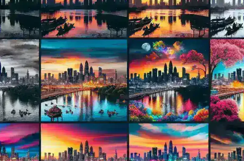 "Before and after comparison of image contrast and saturation adjustments, illustrating techniques for perfect image enhancement in photography."