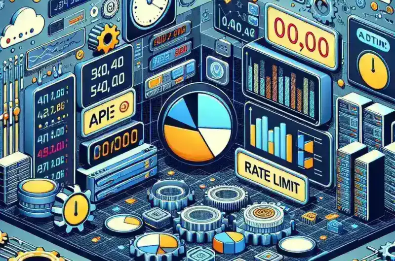 "Custom API rate-limit management tools dashboard showcasing real-time analytics and configuration options for optimizing modern API infrastructure."