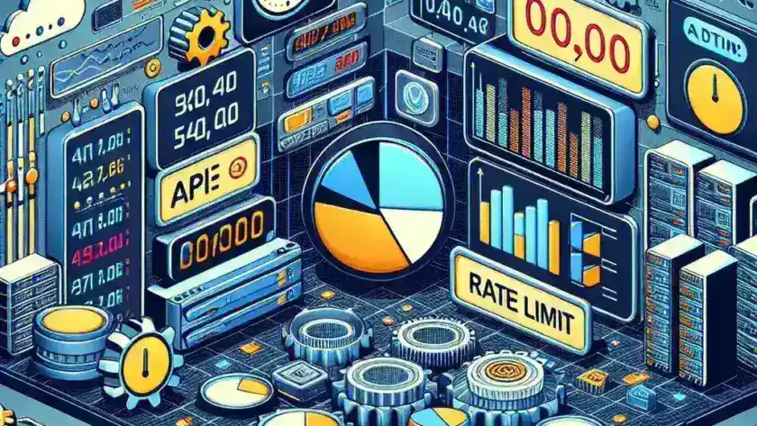 "Custom API rate-limit management tools dashboard showcasing real-time analytics and configuration options for optimizing modern API infrastructure."