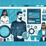 "Essential tools for automated test data management, featuring modern software interfaces and analytics dashboards for development teams, illustrating best practices in data handling and automation."