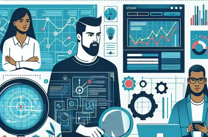 "Essential tools for automated test data management, featuring modern software interfaces and analytics dashboards for development teams, illustrating best practices in data handling and automation."