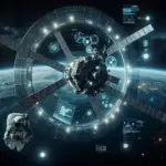 "JAXA researchers analyzing AI technology for optimizing life support systems aboard the International Space Station, showcasing innovative advancements in space exploration and sustainability."