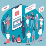 "User downloading TikTok video using a reliable video downloader software on a smartphone, illustrating safe and legal methods to save content from TikTok, featured in 'The Ultimate Guide to TikTok Video Downloaders'."