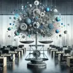 "Illustration of automated workload balancing systems in enterprise environments, showcasing efficient resource allocation and task management solutions for optimizing performance in businesses."